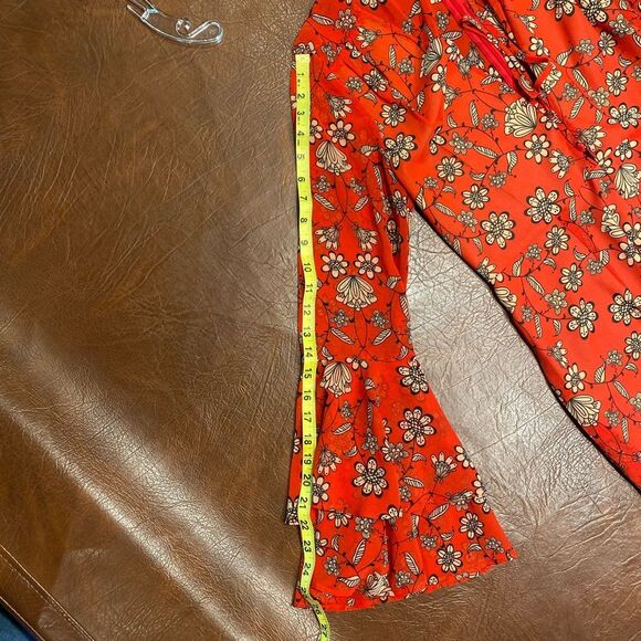 For Love & Lemons Red Pia Romper Small - Picture 8 of 8